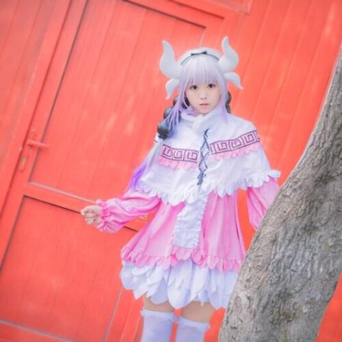 Anime Kobayashi san Chi no Maid Dragon Cosplay Costumes Uniforms Lolita Dress For Cute Girl