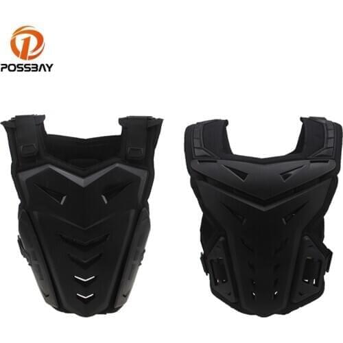 POSSBAY Motorcycle Armor Vest Protection Gear Motorbike Chest Back Protector Outdoor Sports Jacket Body Motocross Racing Racer
