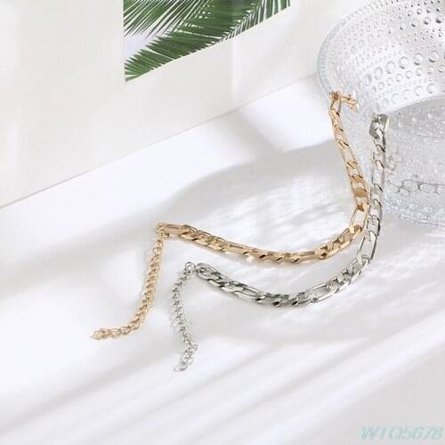 Stainless Steel Anklets For Women Beach Foot Jewelry Leg Snake Link Chain
