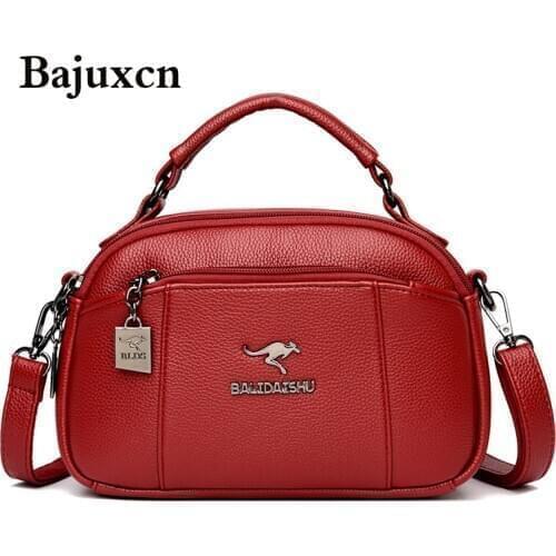 Double-layer zipper shoulder bags 2021 new ladies luxury handbag high quality leather messenger bag designer ladies small bag