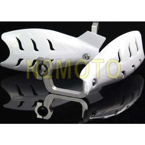 Motocross 22mm 7/8" White Handguard for Honda XR CR CRF 125 250 400 450 CRF 250 Yamaha Suzuki ATV Off Road Dirt Bike Street Bike