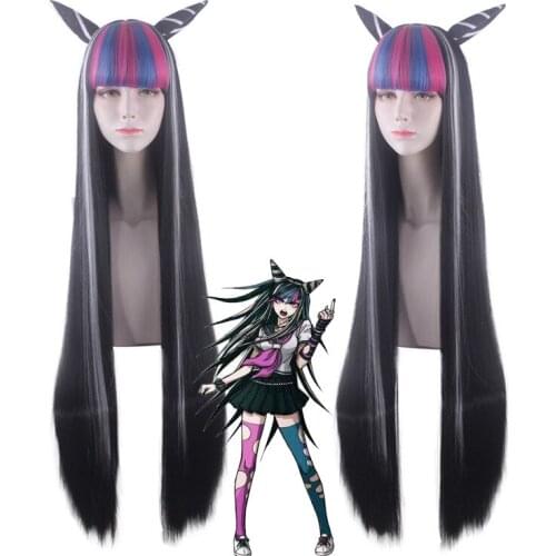 NEW!Anime Danganronpa Dangan Ronpa Mioda Ibuki Cosplay Wigs Long Heat Resistant Synthetic Hair Cosplay Wig + Wig Cap Cosplay Wig