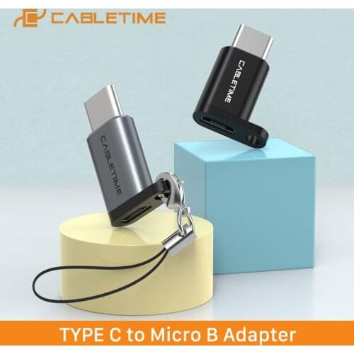 CABLETIME USB C Adapter to Micro B Type C OTG Converter for Laptop Huawei Mate 30 Quick Charge OTG Adapter C365