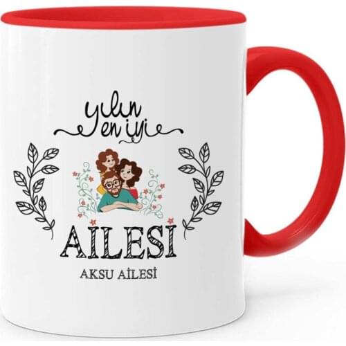 Personalized The Year 'S Best Family Red Mug Cup-1