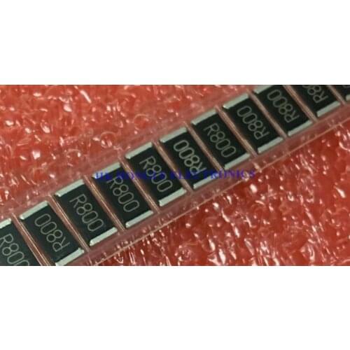 100PCS TCS12FTERR800 2512 R800 800MR 0.8R 1% 100PPM 3W Resistor