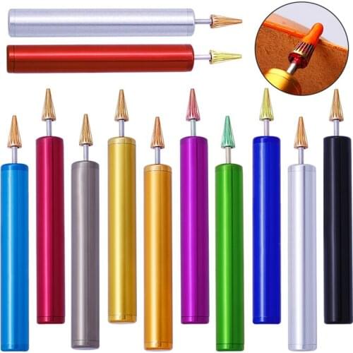 LMDZ 1 Pcs DIY Handmade Color Leather Edge Banding Pen Edge Oil Pen Leather Edge Oil Glue Pen Dye Applicator Paint Roller Tool
