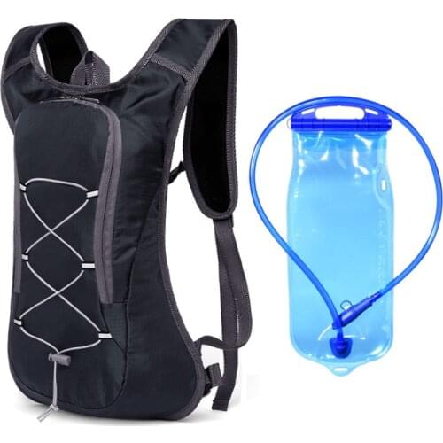 LOCLE Trail Running Backpack 8L Ultra Running Hydration Vest Pack Marathon Running Bike Rucksack Bag Outdoor Sport 2L Water Bag