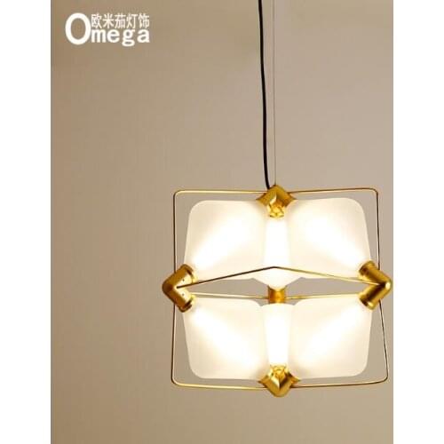 Nordic modern minimalist creative chandelier restaurant bar porch study bedside small chandelier project model room lamps