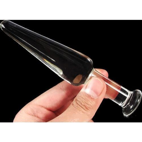 GLASS butt plug backyard anus Stimulating Butt Plug Crystal Anal TOYS Bullet sex Toys for women anal speculum gay lesbian shop