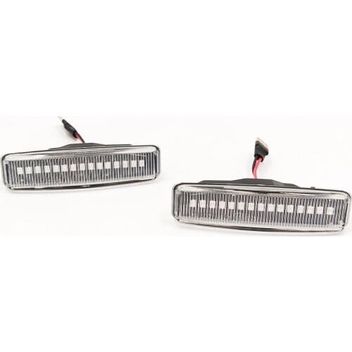1Set For Bmw 5 Series 5er E39 Mod. Bj. 12/95 - 6/03 Dynamic Led Turn Signal Side Marker Lights Flowing Sequential Blinker Light