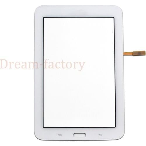 10PCS Touch Panel Screen Digitizer Glass Lens for Samsung Tab 3 Lite T113 T116 7.0 with Adhesive Sticker
