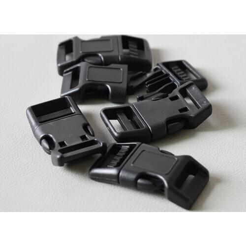 100 pcs/lot 20mm DLY plastic release buckles quick side release buckle webbing bag luggage outdoor supplie ssewing accessories
