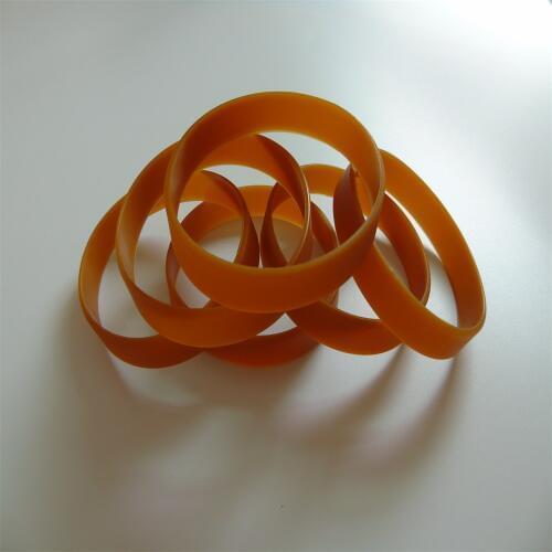 100pcs/Lot Free Shipping high quality Brown Silicone bracelets with personlized logo for promotional gifts B349