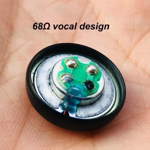 15.4mm 68 Ohm HiFi Vocal Headphones Speaker Unit DIY Graphene Earphones for Mobile Phones MP3 MP4 Player