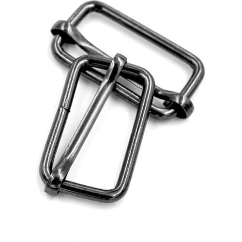 20 pieces/lot) iron wire. Circle. Square circle. Ms. bag accessories. Metal adjustment buckle. Luggage strap buckle