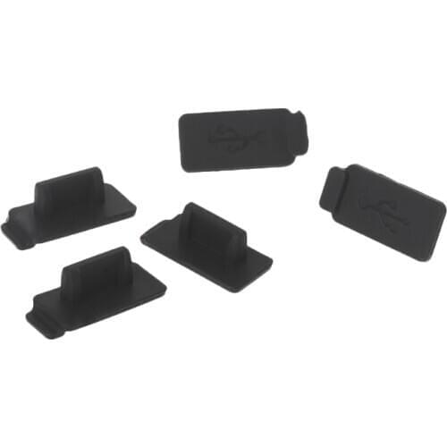 5Pcs Standard USB Dust Plug Port Charger Cover Interface Dustproof Prevention