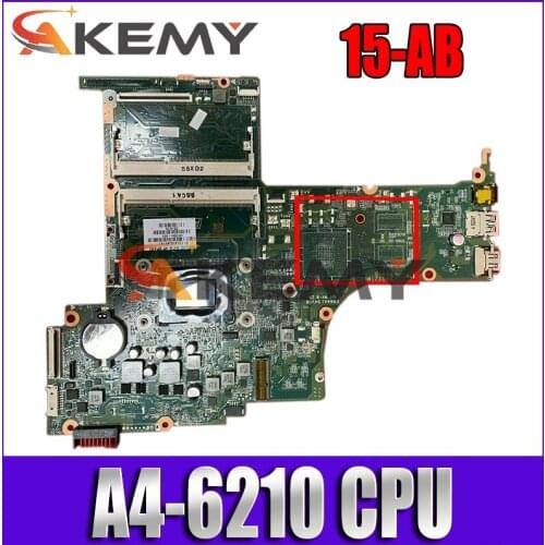 809335-601 809335-501 For HP Pavilion 15-AB 15-AN A4-6210 Notebook Mainboard DA0X22MB6D0 DDR3 Laptop motherboard