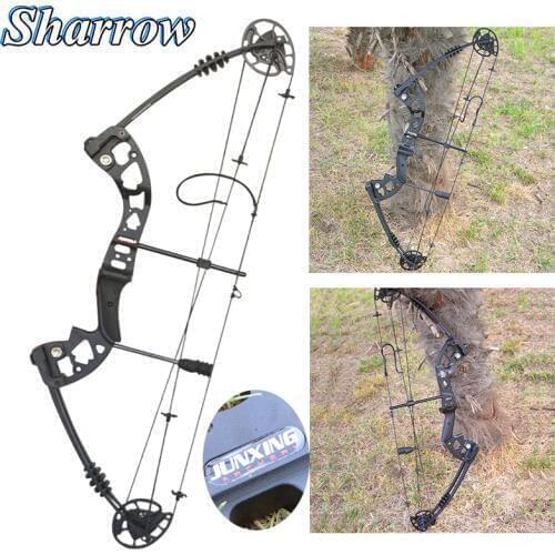 Compound Bow Pulley Bow Archery Sets 30-55Lbs Adjustable Bow Hunting Outdoor Sports Great power Shooting Accessories Camping