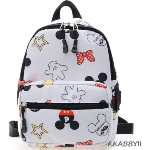 Children Mickey School Bags for Girls Boys Children Backpacks Kindergarten Cartoon Disney Toddle Kids Backpack for 2-5 years