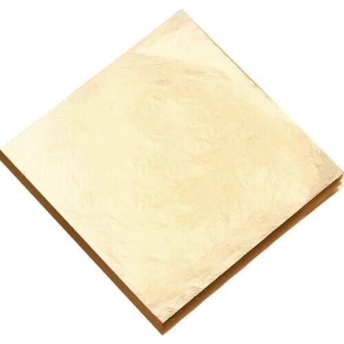 100pcs/set 14x14cm Square Foil Paper Scrapbooking Craft Gold Silver Copper Leaf Sheets for Gilding Home Decoration Mayitr