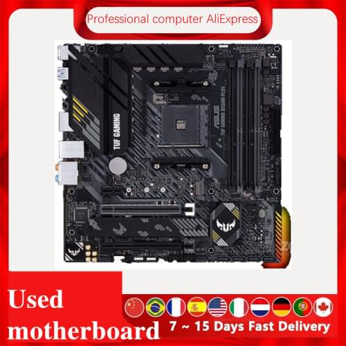 Use For ASUS TUF GAMING B550M-PLUS Motherboard Socket AM4 DDR4 For AMD B550M B550 Original Desktop PCI-E 4.0 m.2 sata3 Mainboard