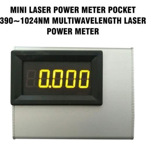 TZT 0-10W 390~1024nm Mini Laser Power Meter Pocket Multiwavelength Laser Power Meter Electrical Instruments