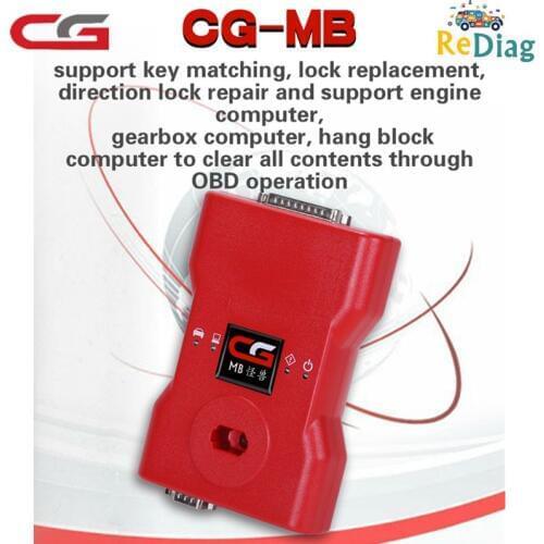 CGDI Prog MB Key Programmer for Benz Fastest Way via OBD Support All Key Lost with Online Password Calculate Function