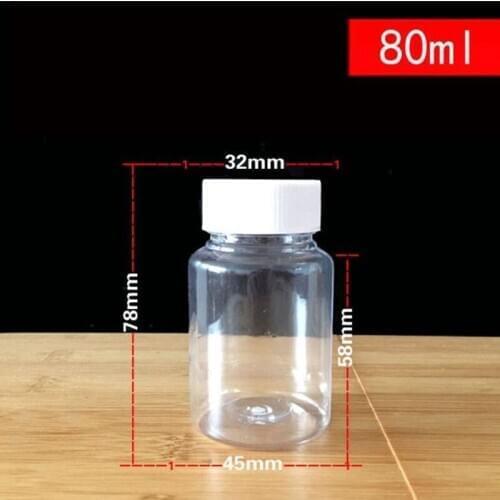 1pcs Transparent PET Portable Empty Mini Supplies Refillable Bottle Empty Bottle Sample Bottles Storage Container Test Tube New
