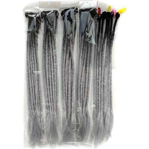 Qp hair 20 Roots dreadlocks Hair Handmade 24 inch Crochet Braids Synthetic Hair Extensions 1 packs/Lot