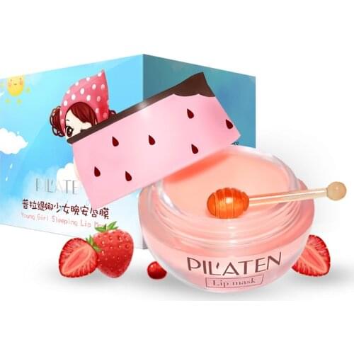Moisturing Anti Aging Lips Care Good Night Lip Mask Nourish Hydrating Fruit Natural Extract Hydrating Lip Balm 10g TSLM1