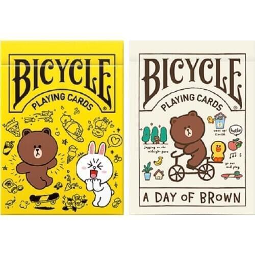 Bicycle Line Friends v2 Playing Cards Cute Cartoon Deck USPCC Collectable Poker Magic Card Games Magic Tricks Props