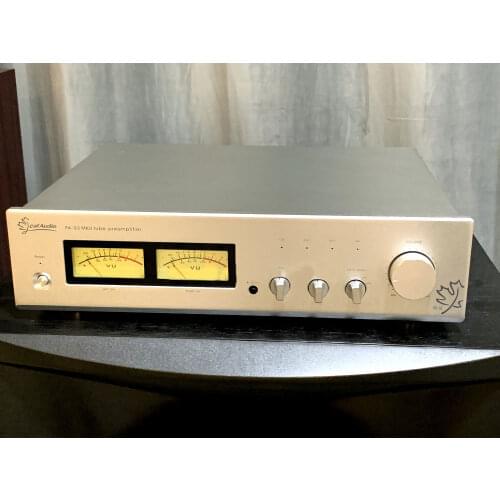 Wishcolor Leaf Audio PA-03 MKII Tube Preamplifier w/ VU Meter 6N11 Standard Balanced Version Refer To ARC LS22