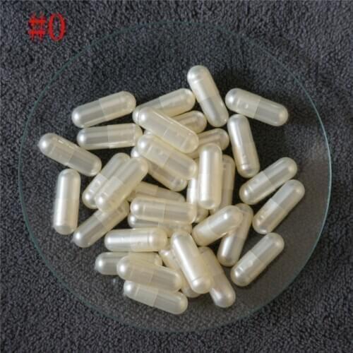 0# 2000pcs 0 Size High Quality Hard Gelatin Capsules, DIY Cosmetic Empty Hollow Gelatin Capsules ,Joined or Separated Capsules