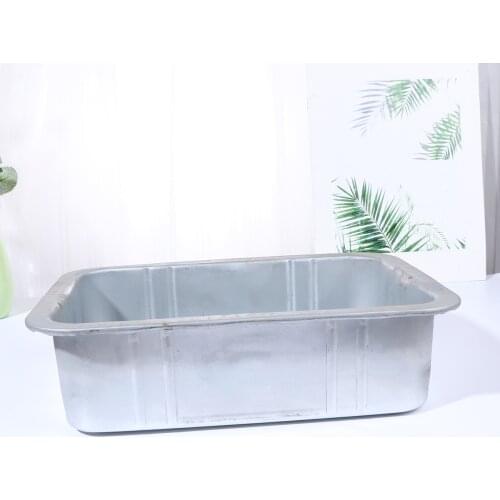 5L Steel Oil Drain Pan Waste Engine Oil Collector Tank Oil Drip Tray Fuel Fluid Change Garage Tool for Repair Car (Silve