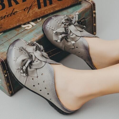 Baotou Summer Hole Shoes Leather Shoes Sandals Beach Breathable Hollow No Heel