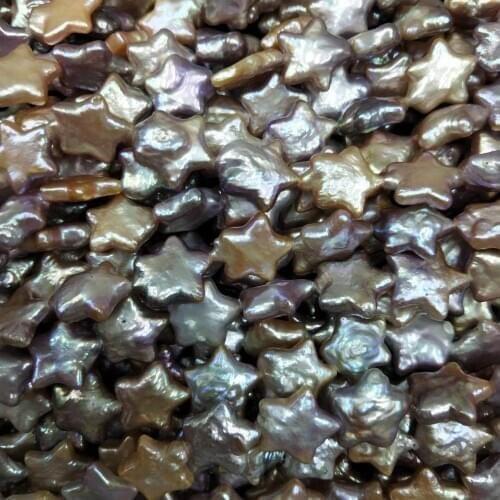 Free shipping pearl beads,KESHI,AAA purple star shape baroque pearl beads,100% nature freshwater pearl ,around 13 mm
