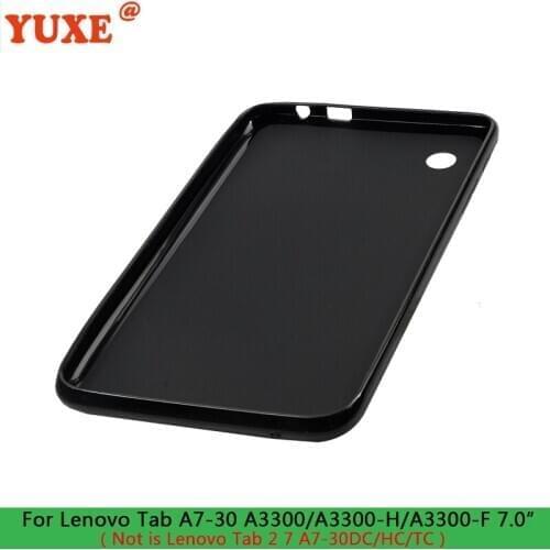 Tablet Case For Lenovo Tab A7-30 A3300 7.0" A3300-H A3300-F 7.0 inch Funda Back TPU Silicone Anti-Drop Cover
