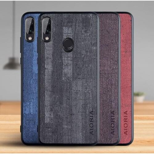 Case for Xiaomi Redmi Note 7 Pro Funda Luxury Vintage Bark pattern Leather Phone Cover for xiaomi redmi 7 pro case Coque