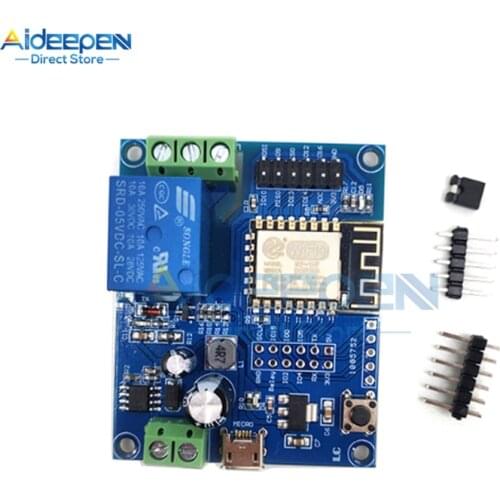 DC 5V-80V ESP8266 Wireless WIFI Single Relay Module ESP-12F WIFI Development Board For Arduino 12V 24V 36V 48V 72V