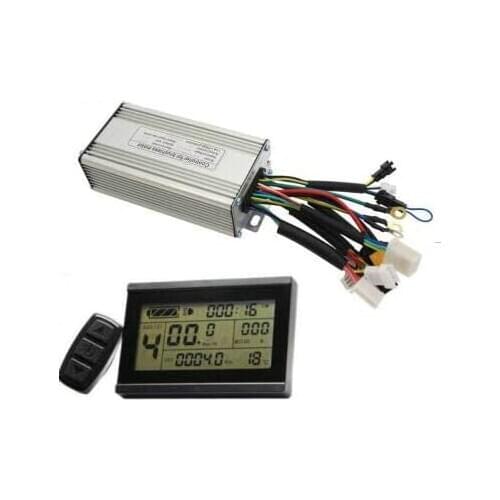 Ebike 36/48V 750W Electric Bicycle 25A Controller 24V 36V 48V KT LCD3 with Hall Sensors Regenerative Reverse Function