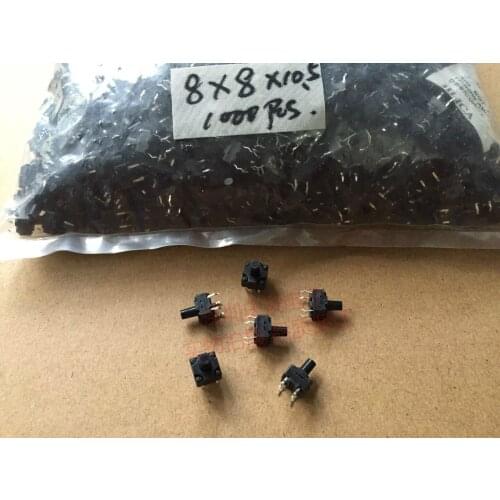 Soymilk Switch Button Waterproof Button 8x8x10.5 Button Imported Reed Copper Foot Button