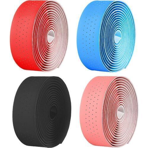 Bike Handlebar Tape Wrap Wear-resisitant Good Hand Feeling Shock Absorption Bicycle Handlebar Tape Cycling Accessories