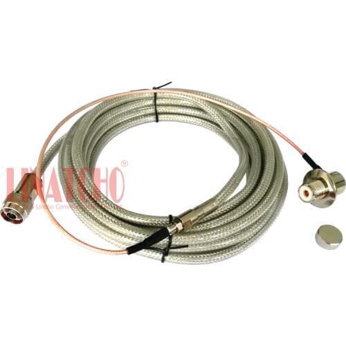 SURMEN 5 meters SC-5MS 5D-FV antenna coaxial cable N Male connector FT-7800 FT-7900 mobile car radio