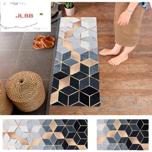 Oil-proof Kitchen Carpets PVC Leather Floor Mats Large Floor Carpets Doormats Bedroom Tatami Waterproof Bedroom Door Mats Rugs