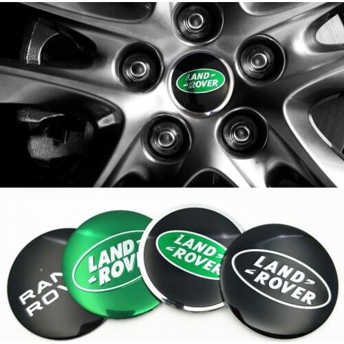 56mm Car Wheel Center Emblem Auto Hub Sticker Styling for Land Rover Sport Range Rover 2 3 4 Freelander 1 Defender Evoque Vogue