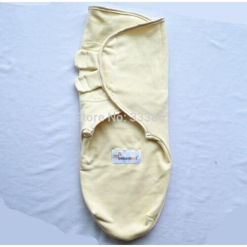 New Yellow Infant Baby Swaddle,Wrap Blanket Sleepsack ,Winter,Fall Autumn Thick Med (4-9months,14-22lbs),Cotton Minky