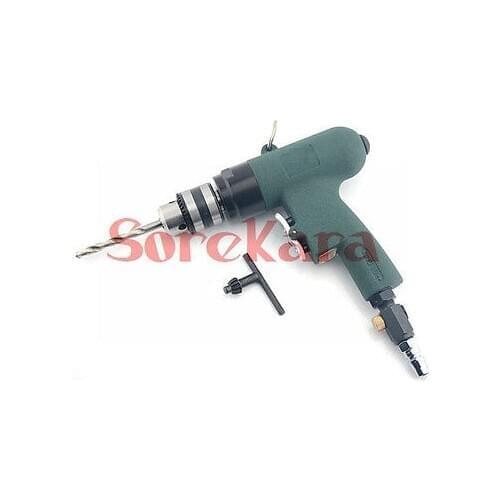3/8" Pneumatic Powered Reversible Air Drill Compressor Automotive Tool Pistol Type Pneumatic Tools