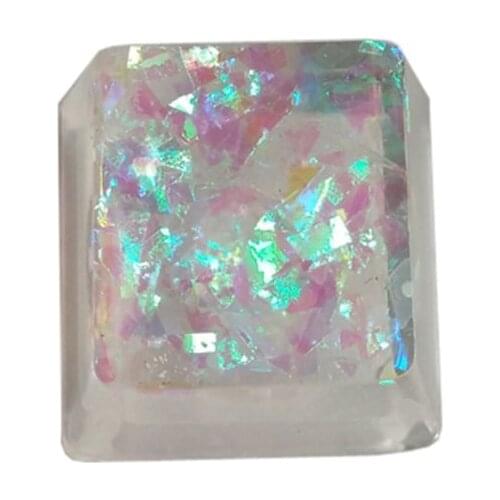 Handmade Customized OEM R4 Profile Resin Keycap for cherry MX Switches Mechanical Keyboard RGB Translucent Resin Keycap