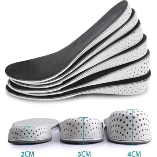Height Increase Insoles Full Size For Men/Women Inserts Pad Insoles Feet Shoes Up Invisiable Arch Support Shoe Sole Cushion Pad