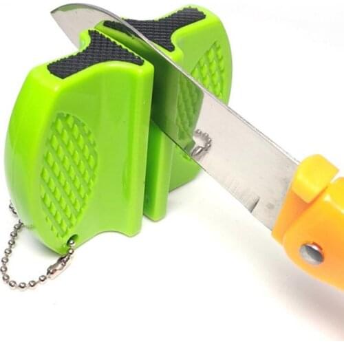 2021 Knife Sharpener For Kitchen Knives Accessories Non-Sliding Tapered Knife Sharpening Stone Handle Household Kitchen Knives